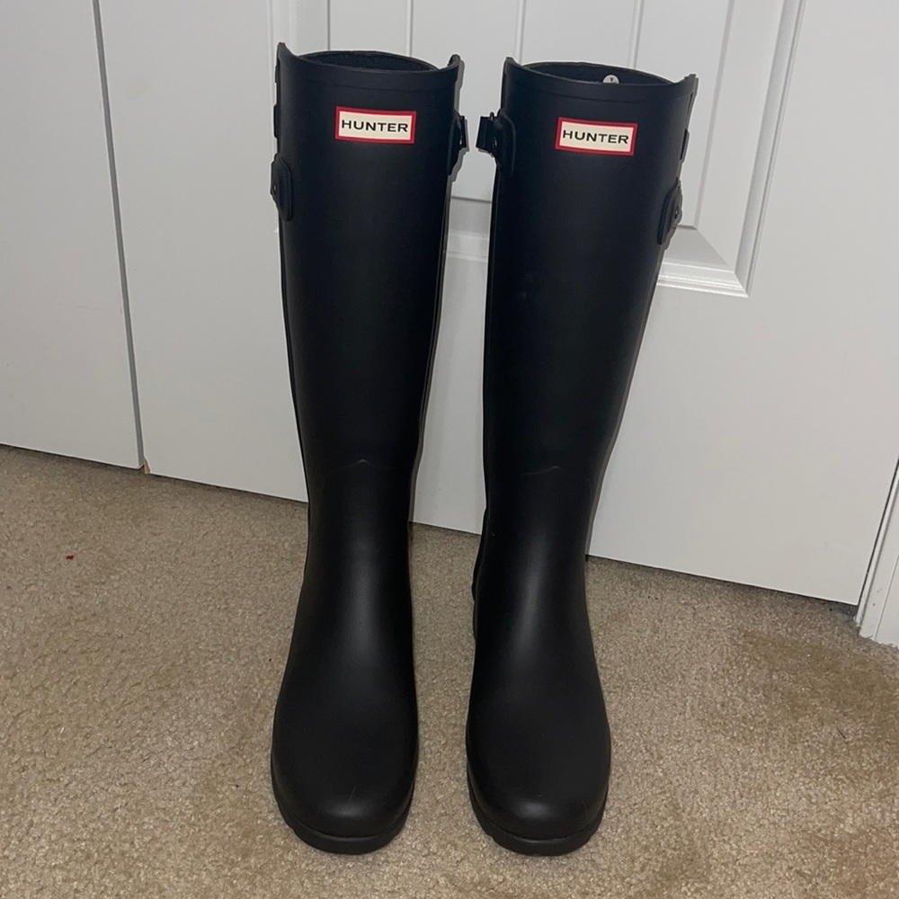 ✨Like New Hunter Tall Rain Boots✨